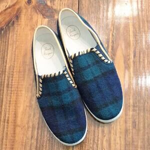 Jack Rogers Blue And Green Slip On Shoe Size 7.5